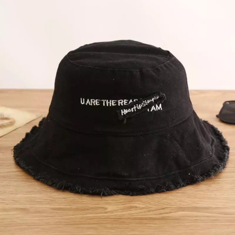 Amozae-Women's Bucket Hat Panama Fashion Sun Visor Breathable Fisherman Protection Hat Ponytail Cap Summer Hats Beach Sun Hats