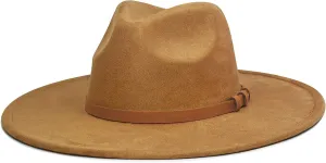 Big Wide Brim Fedora Hat for Women - Nashville Outfits Western Hats Women's Felt Panama Rancher Hat