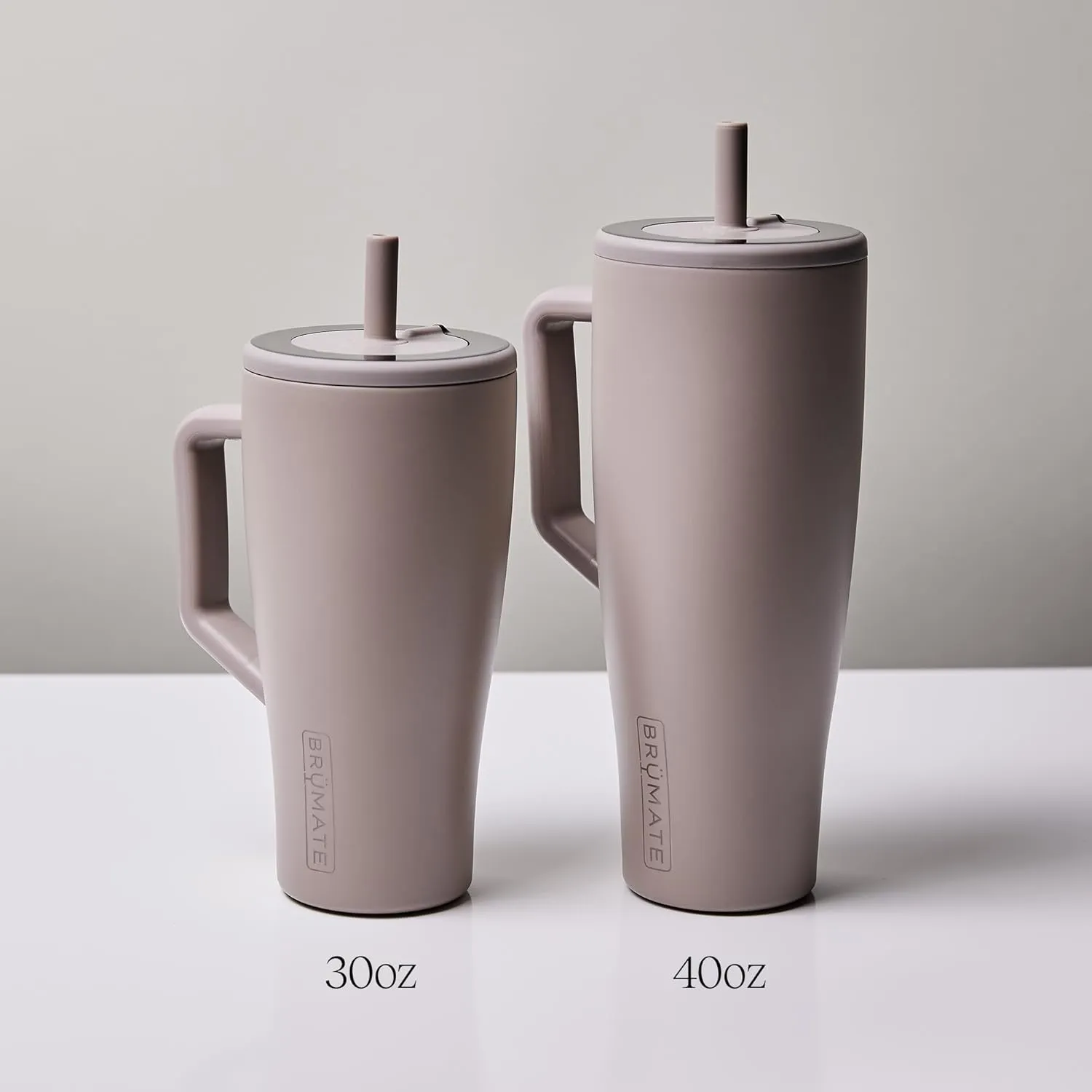 BrMate Era 30 oz Tumbler with Handle and Straw | 100% Leakproof Insulated Tumbler with Lid and Straw | Made of Stainless Steel | Cup Holder Friendly Base | 30oz (Dark Aura)