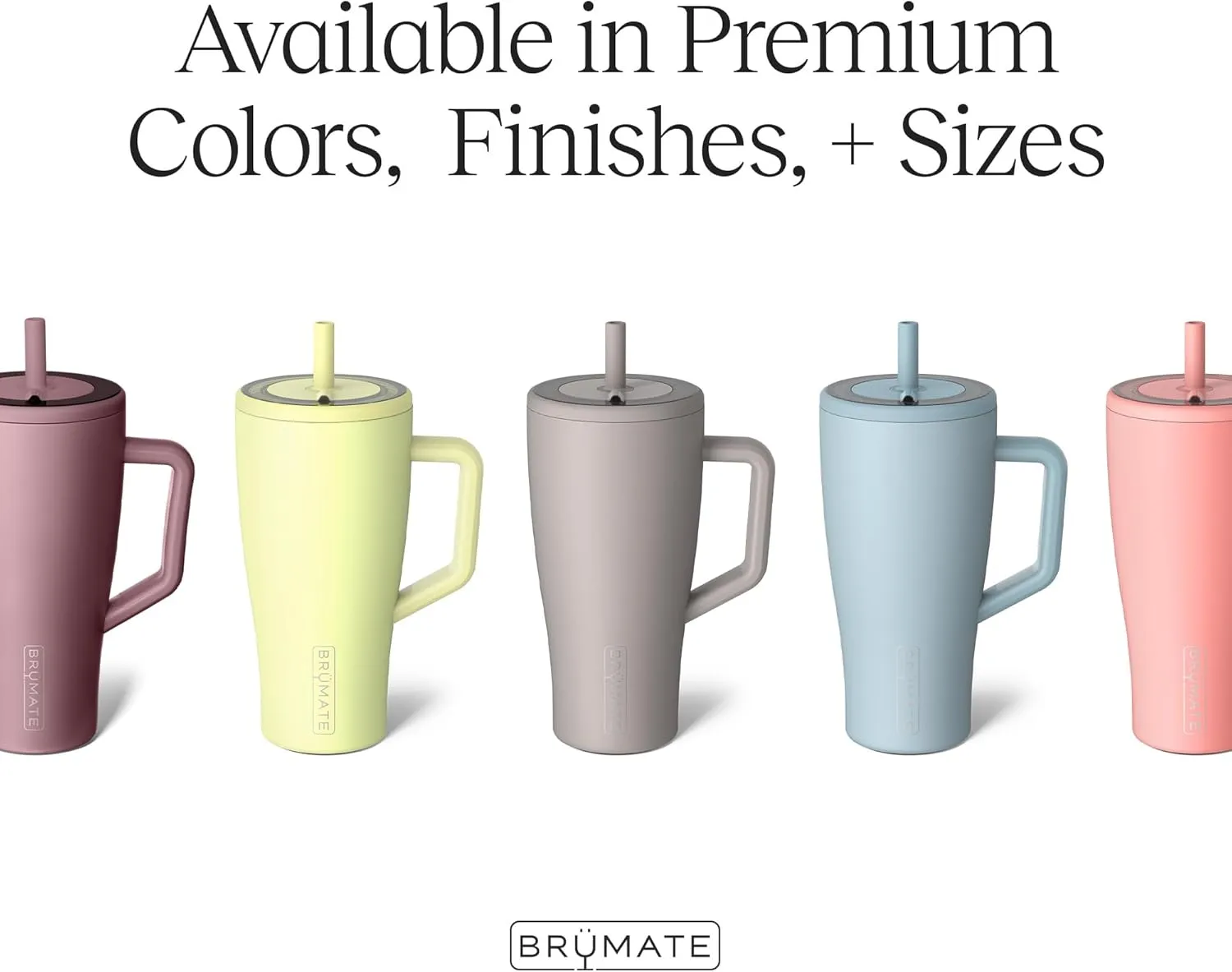 BrMate Era 30 oz Tumbler with Handle and Straw | 100% Leakproof Insulated Tumbler with Lid and Straw | Made of Stainless Steel | Cup Holder Friendly Base | 30oz (Dark Aura)