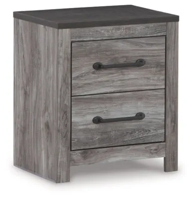 Bronyan King Panel Bed with Mirrored Dresser and 2 Nightstands