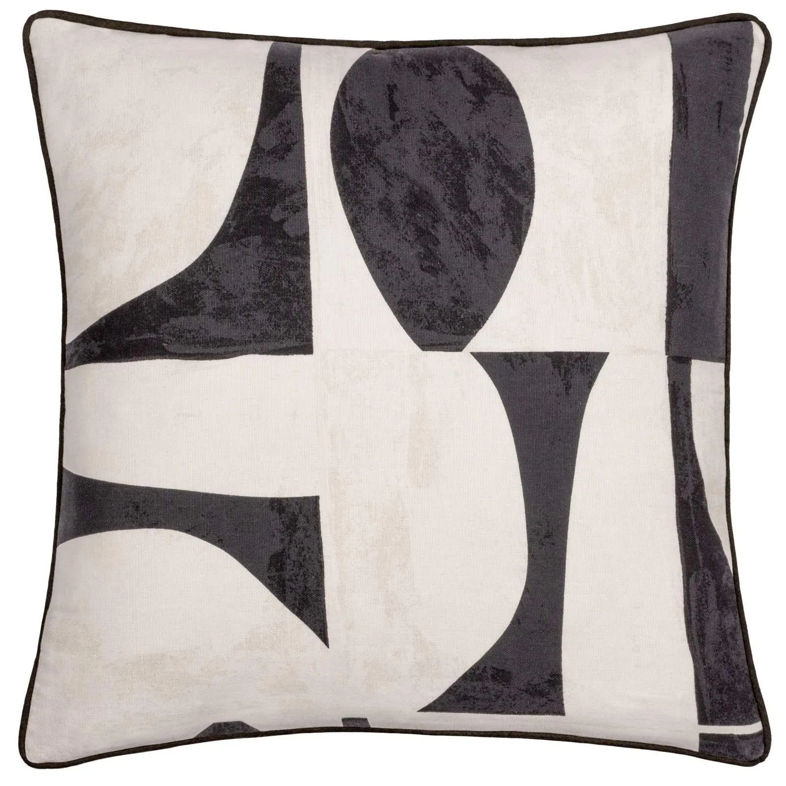 Carro Abstract Piped Cushion Cover 18" x 18" (45cm x 45cm)