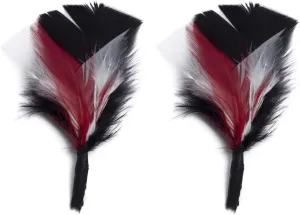 Colorful Bird Feathers 3" Quality Exotic Hat Care Bridal Crafts Hat Care Fedora Caps