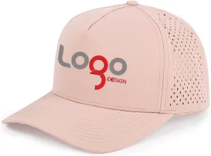 Custom Logo Quick Dry Baseball Cap Snapback Hats Mesh Trucker Hat for Men Women Water-Resistant Outdoor Golf Hat Ball Cap