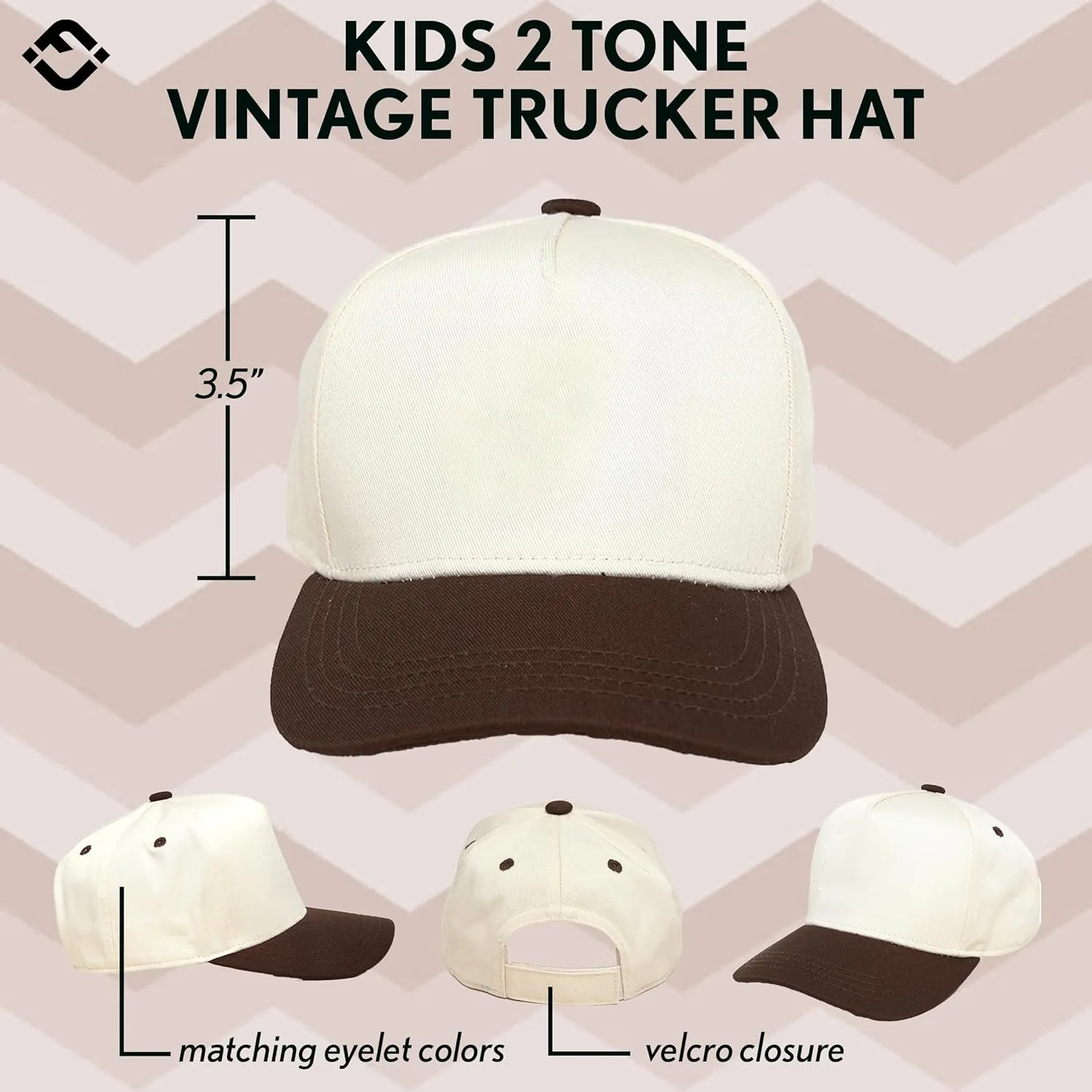 Funky Junque Premium Kids Trucker Hat Vintage Snapback Baseball Cap - Toddler Designs, Infant Sizes