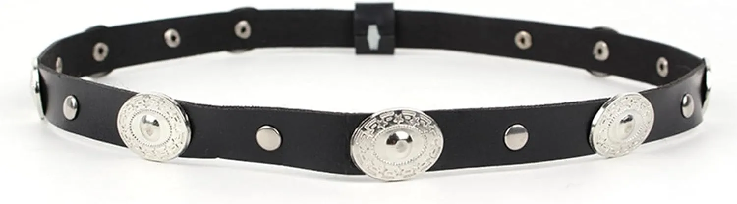 Hat Bands for Cowboy and Cowgirl Western Accesories for Men and Women Leather Style Hat Belt Band
