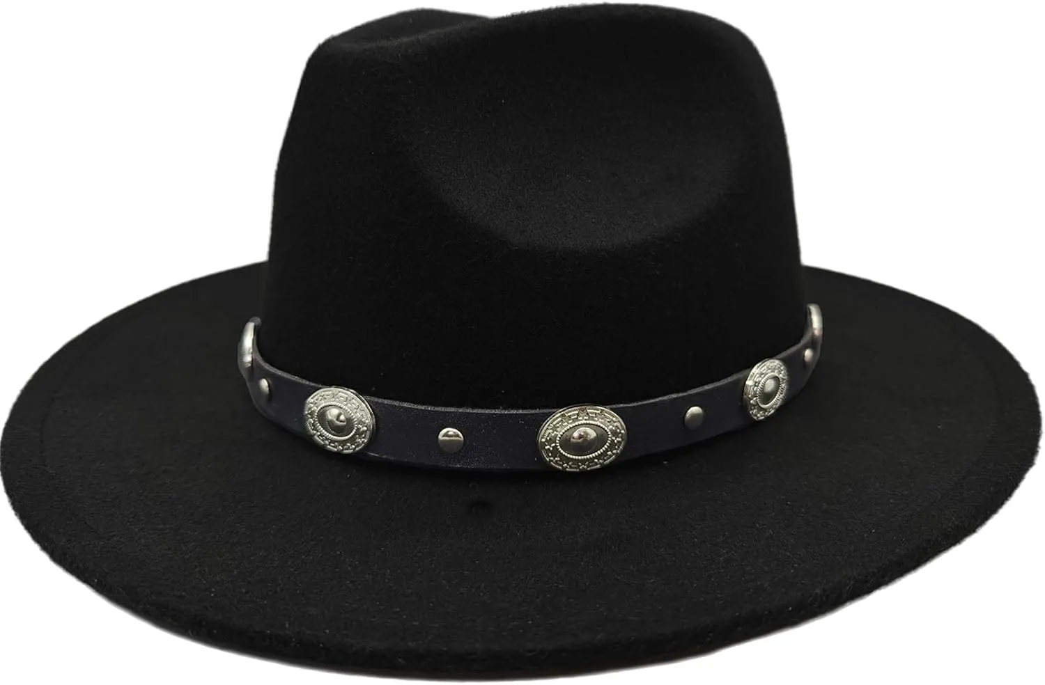 Hat Bands for Cowboy and Cowgirl Western Accesories for Men and Women Leather Style Hat Belt Band