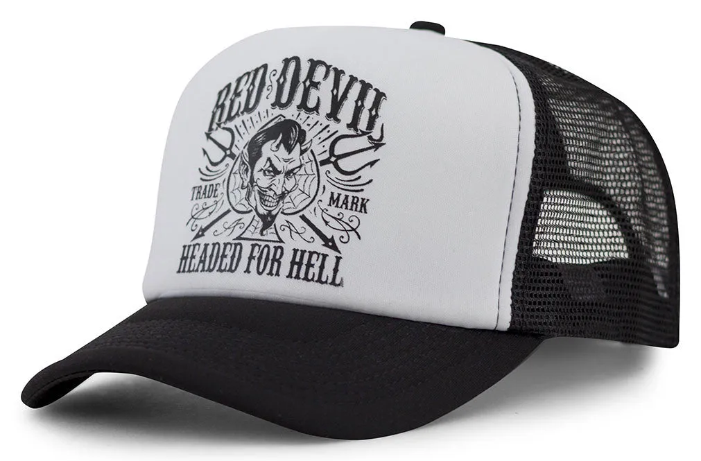 Headed For Hell Trucker Cap