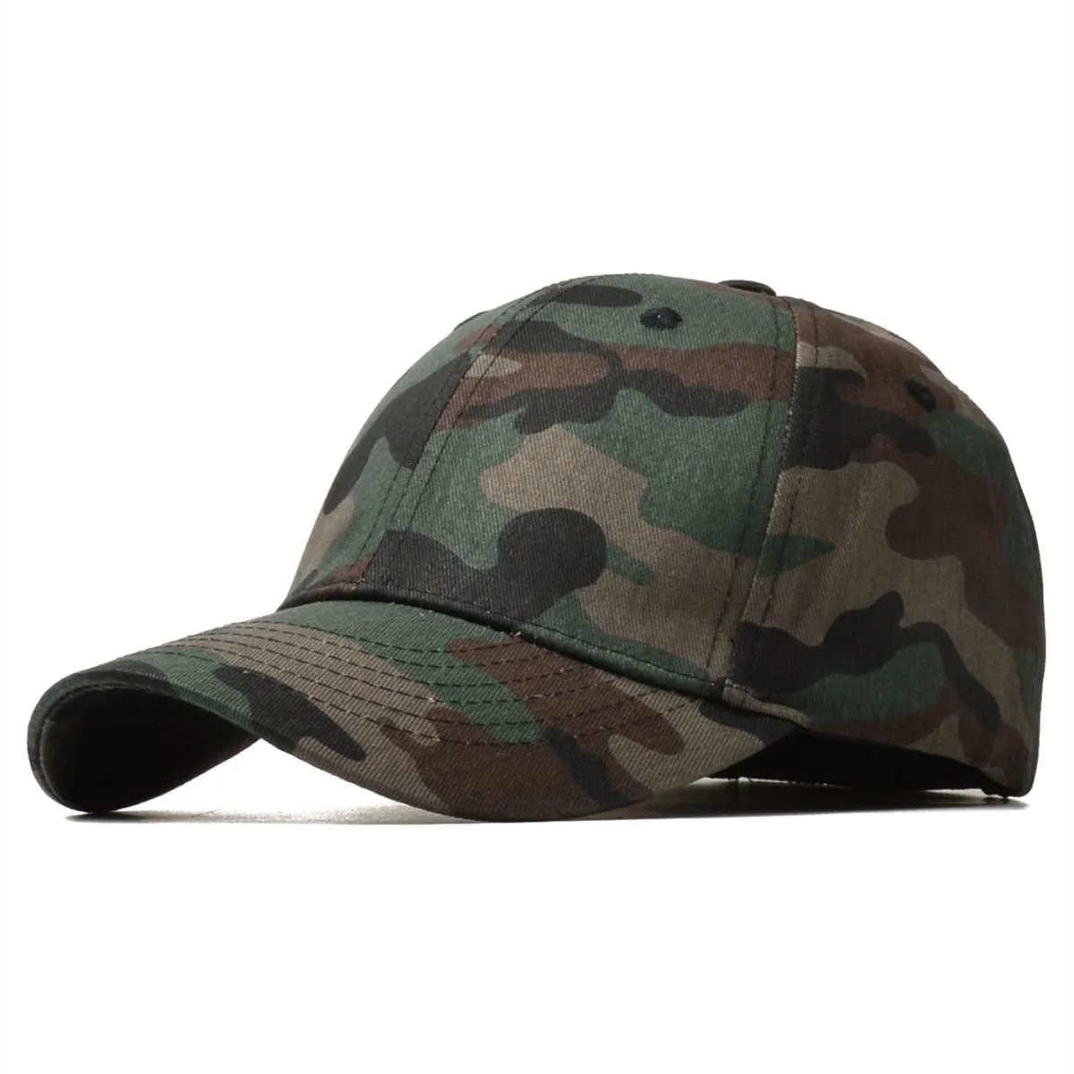 High Quality Camouflage Men's Baseball Cap Outdoor Jungle Camo Women's Snapback Hat Gorras Hombre Adjustable Sun Hats