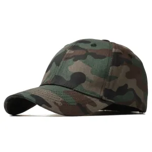 High Quality Camouflage Men's Baseball Cap Outdoor Jungle Camo Women's Snapback Hat Gorras Hombre Adjustable Sun Hats
