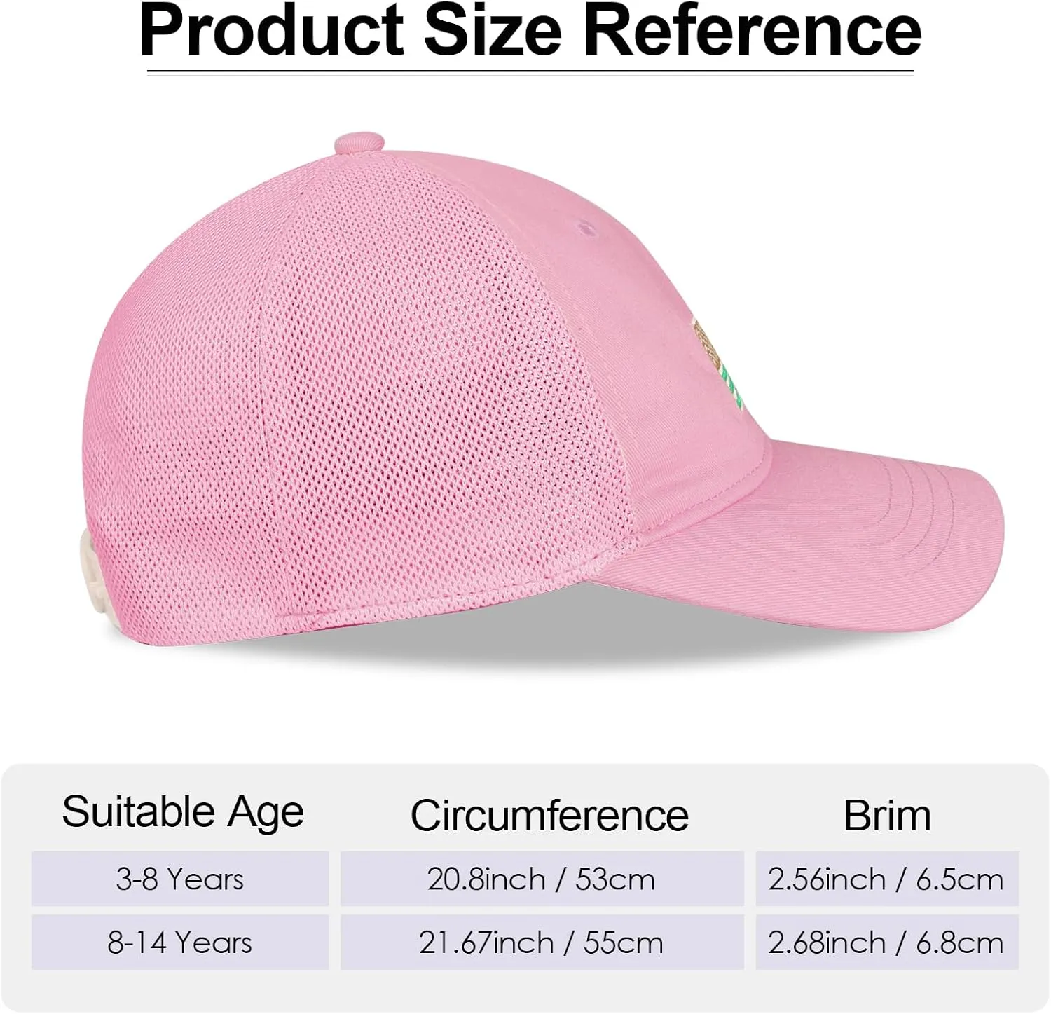 Kids American Flag Baseball Cap Boys Girls Mesh Baseball Hat, Toddler Embroidery Trucker Hat for Age 3-14 Years