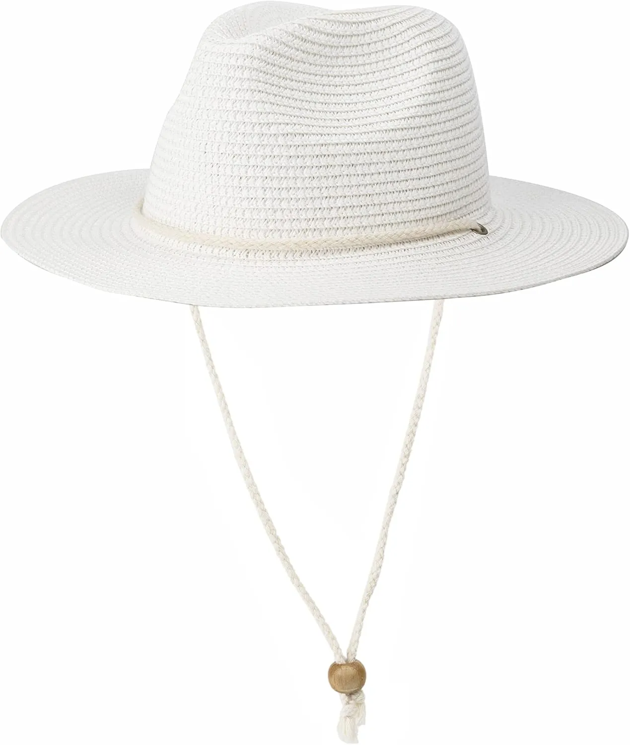 Koreshion Women Straw Fedora Hat Summer Panama Beach Sun Hats UV UPF50  Cap