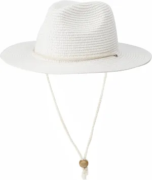 Koreshion Women Straw Fedora Hat Summer Panama Beach Sun Hats UV UPF50  Cap