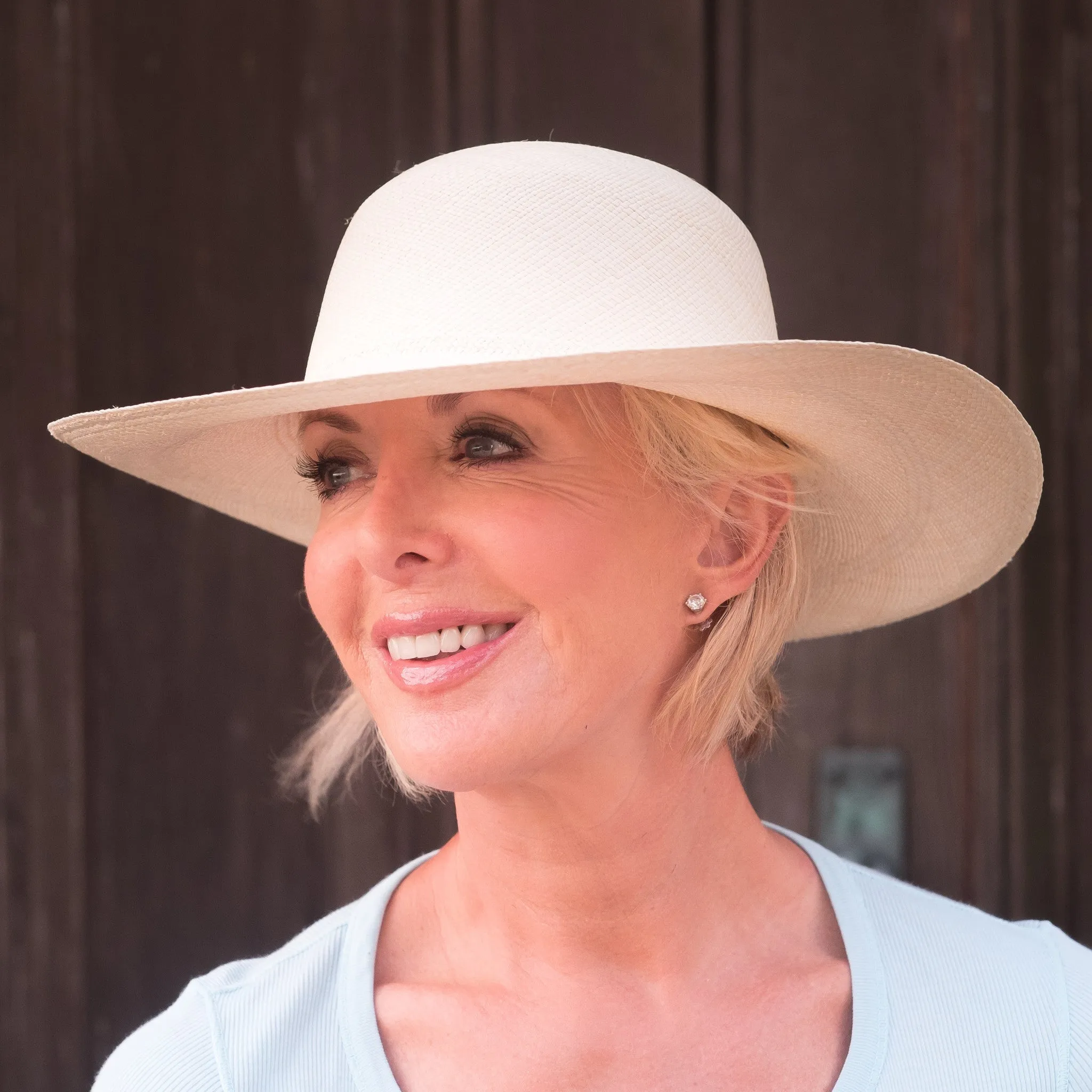 Ladies Sun Panama Hat (Natural)