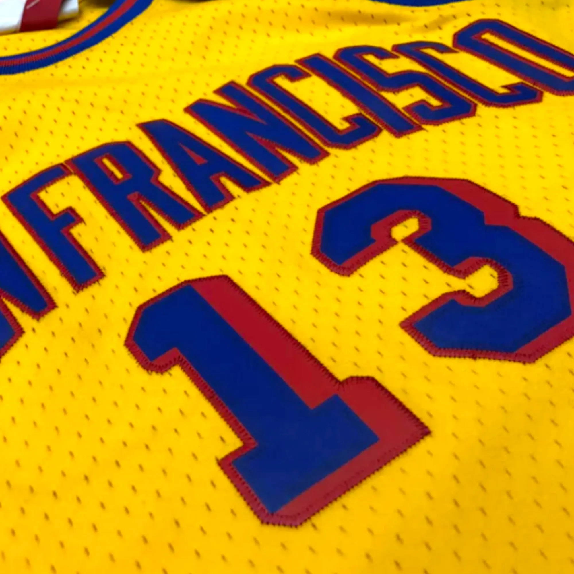 Mitchell&Ness Wilt Chamberlain Golden State Warriors 1962-1963 Hardwood Classic Swingman Jersey