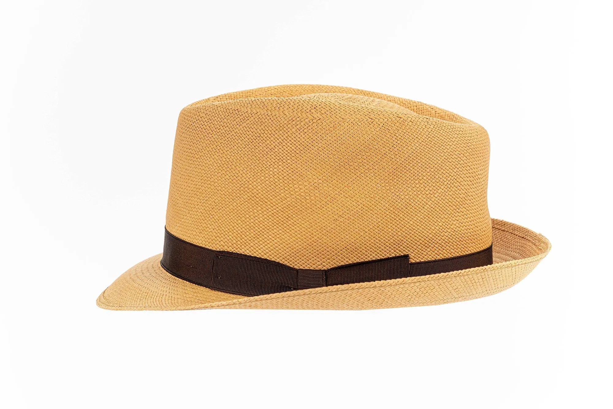 Mocha Soho Trilby Panama