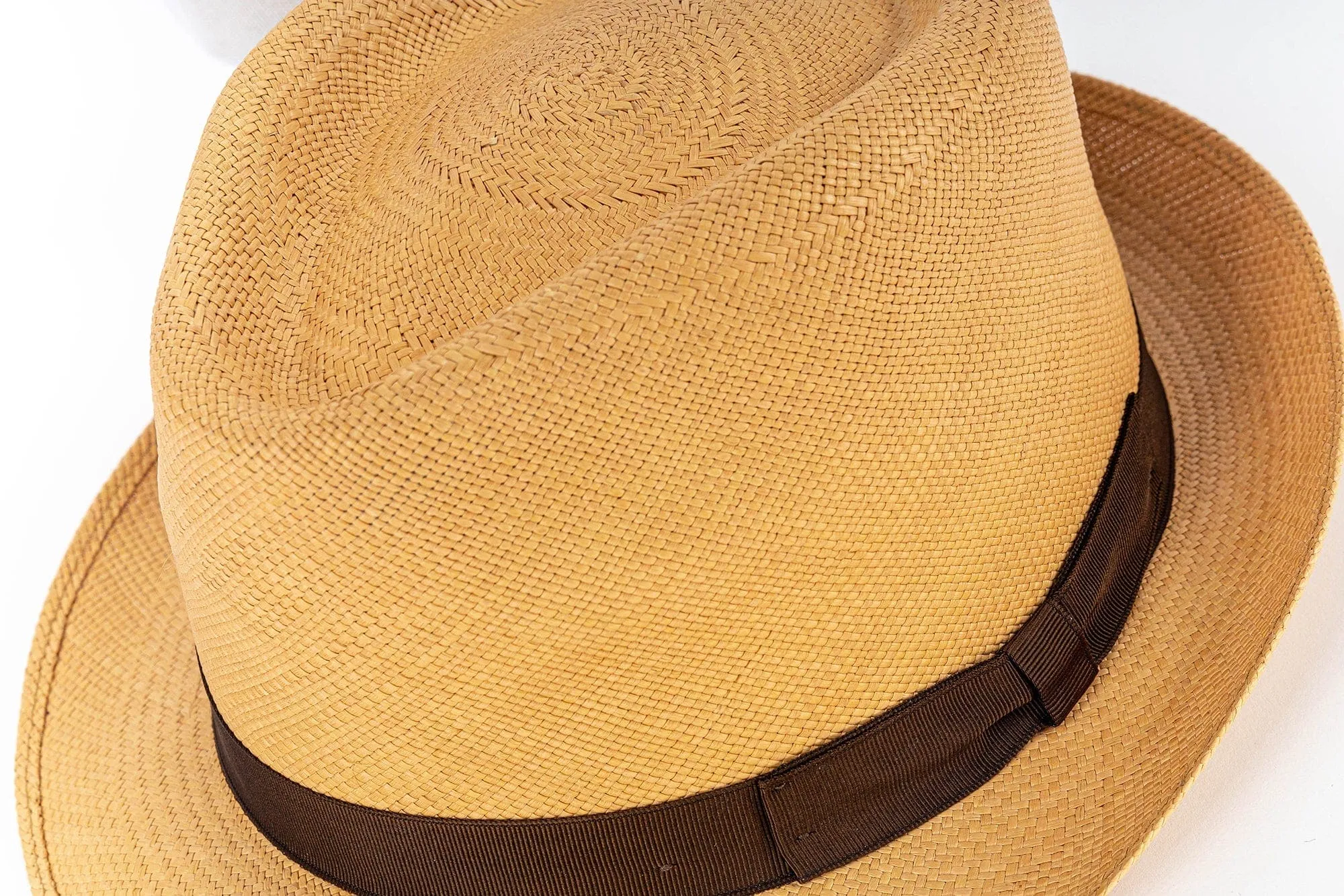 Mocha Soho Trilby Panama