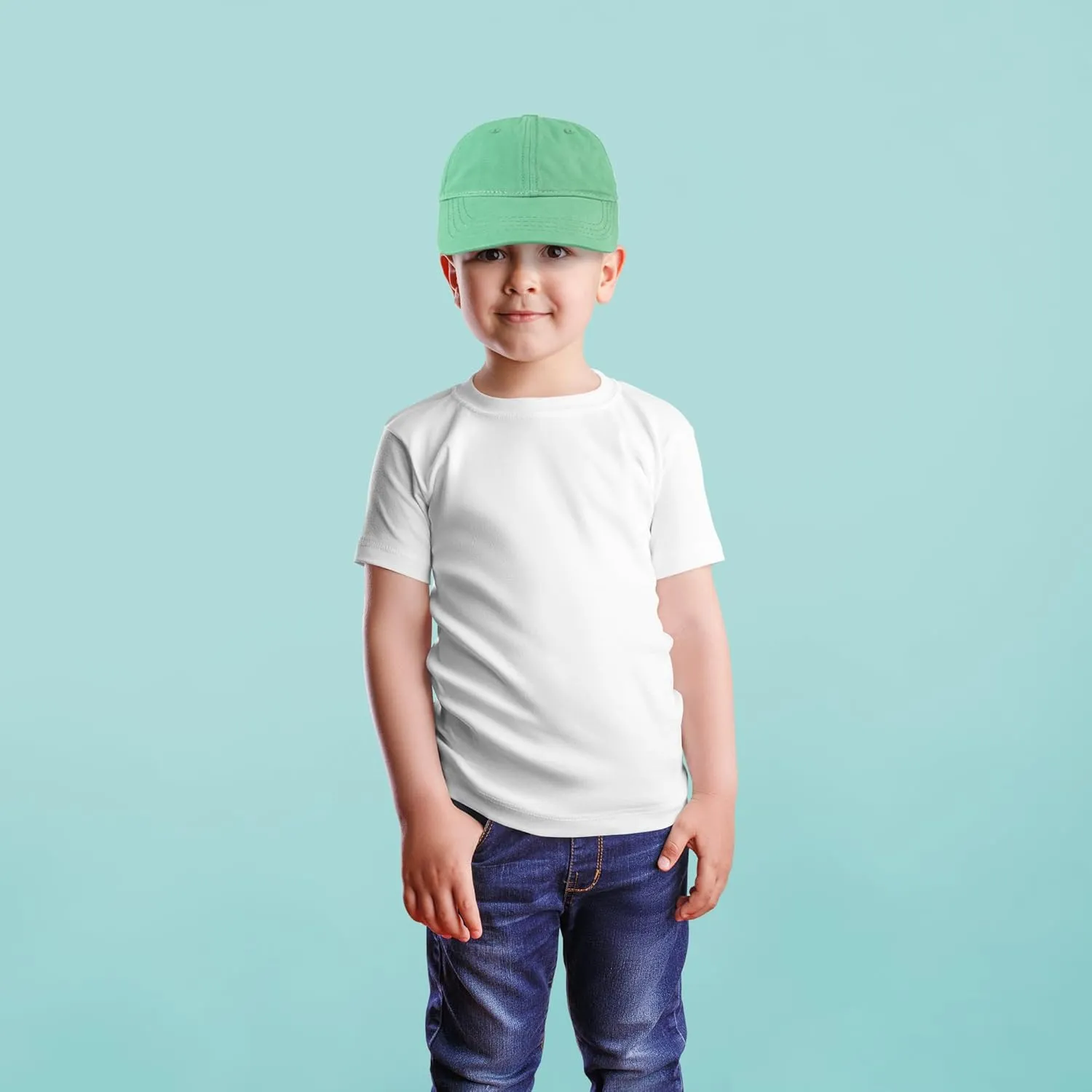 MT WORLD Toddler Baseball Hat Personalized Toddler Baseball Cap Soft Sun Hat Baby Trucker Hats for 2-6 Years Old Boys Girls