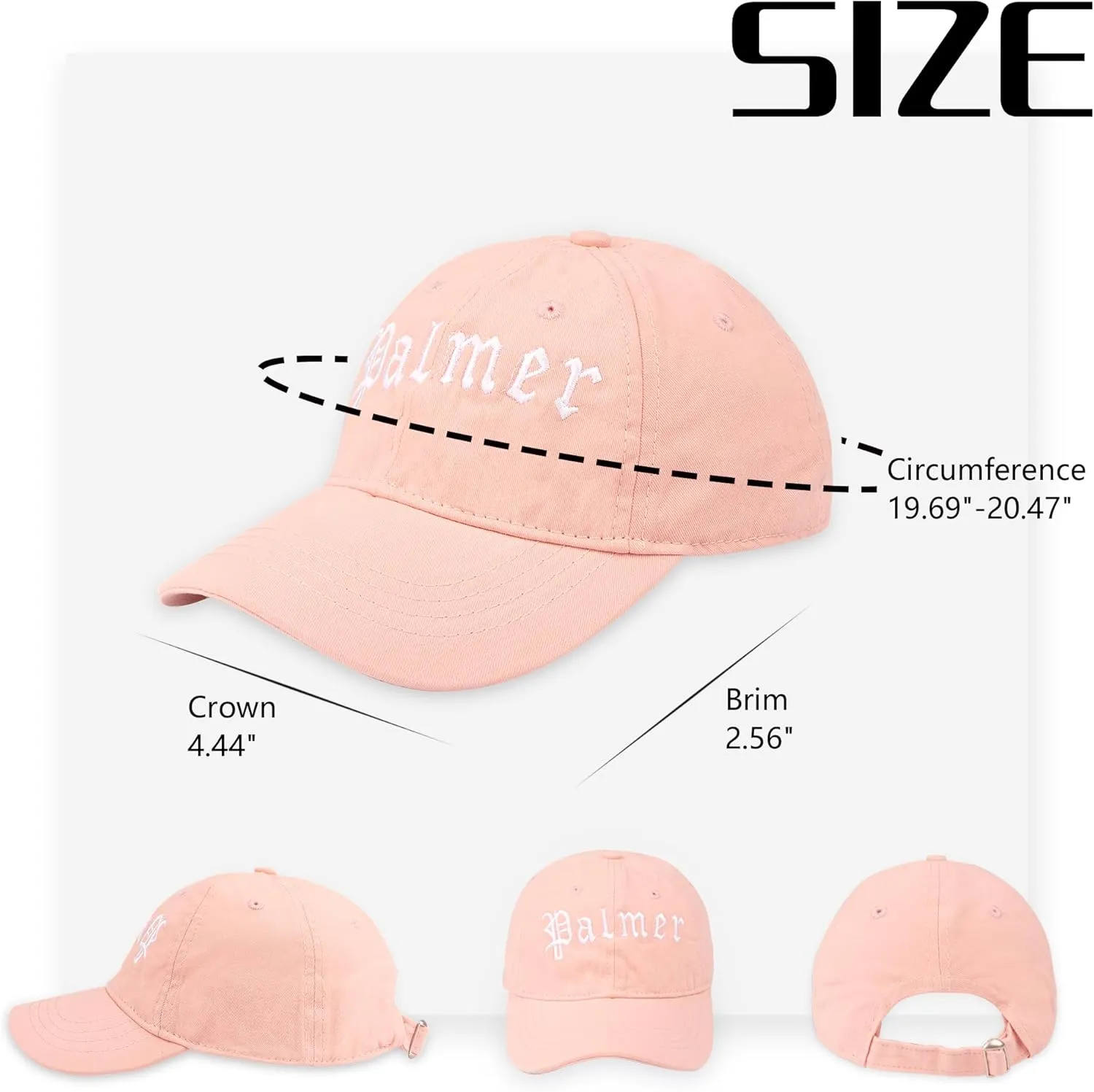 MT WORLD Toddler Baseball Hat Personalized Toddler Baseball Cap Soft Sun Hat Baby Trucker Hats for 2-6 Years Old Boys Girls