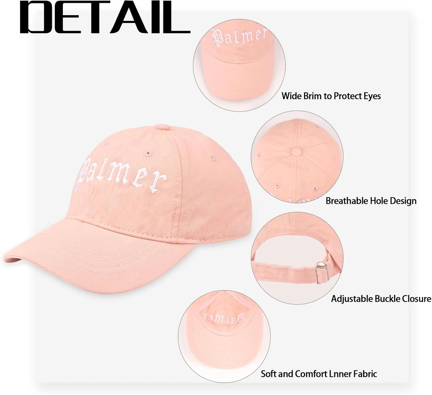 MT WORLD Toddler Baseball Hat Personalized Toddler Baseball Cap Soft Sun Hat Baby Trucker Hats for 2-6 Years Old Boys Girls