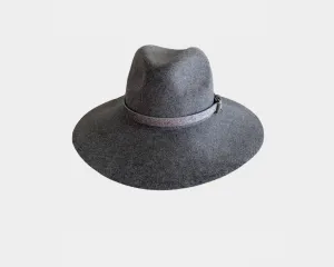 Pale Gray Panama Style Hat - The London