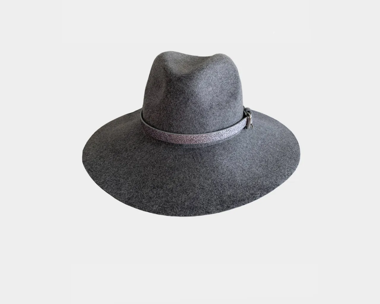 Pale Gray Panama Style Hat - The London
