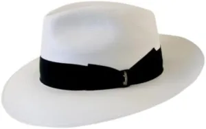 Panama Straw Fedora Natural 6 7/8