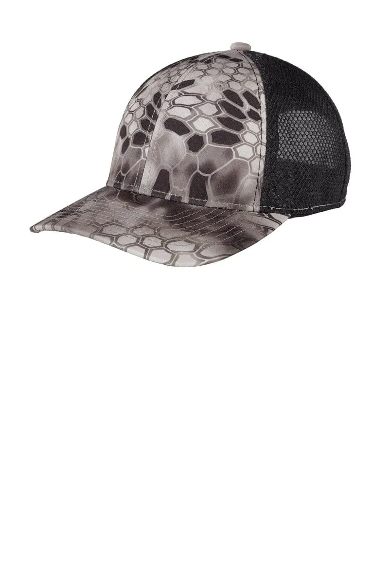 Port Authority C892: Performance Camouflage Mesh Back Snapback Cap