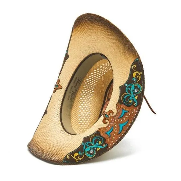 Stampede Women's Straw Vented Western Hat - The Clementine