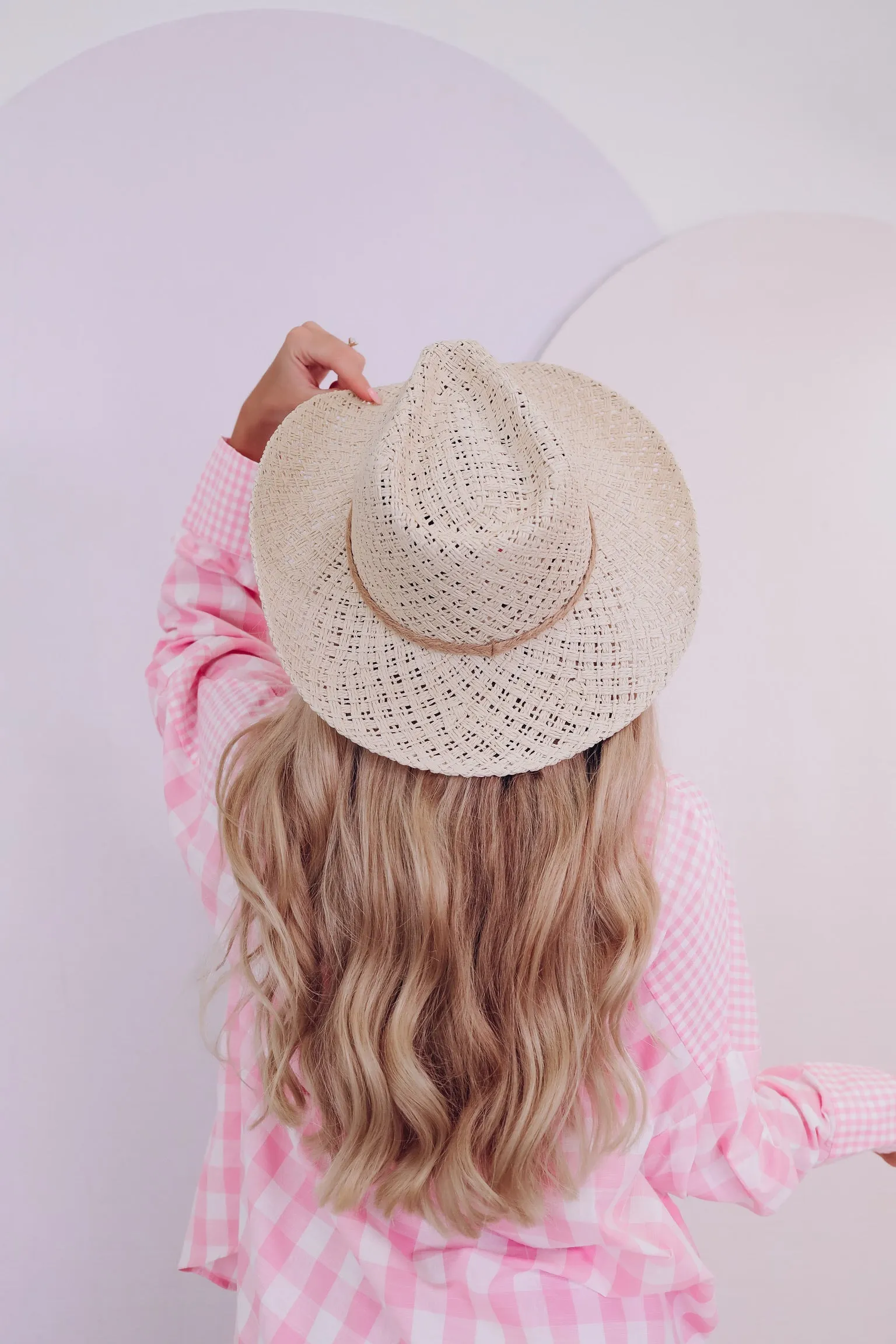Straw Woven Coastal Cowboy Hat - Ivory