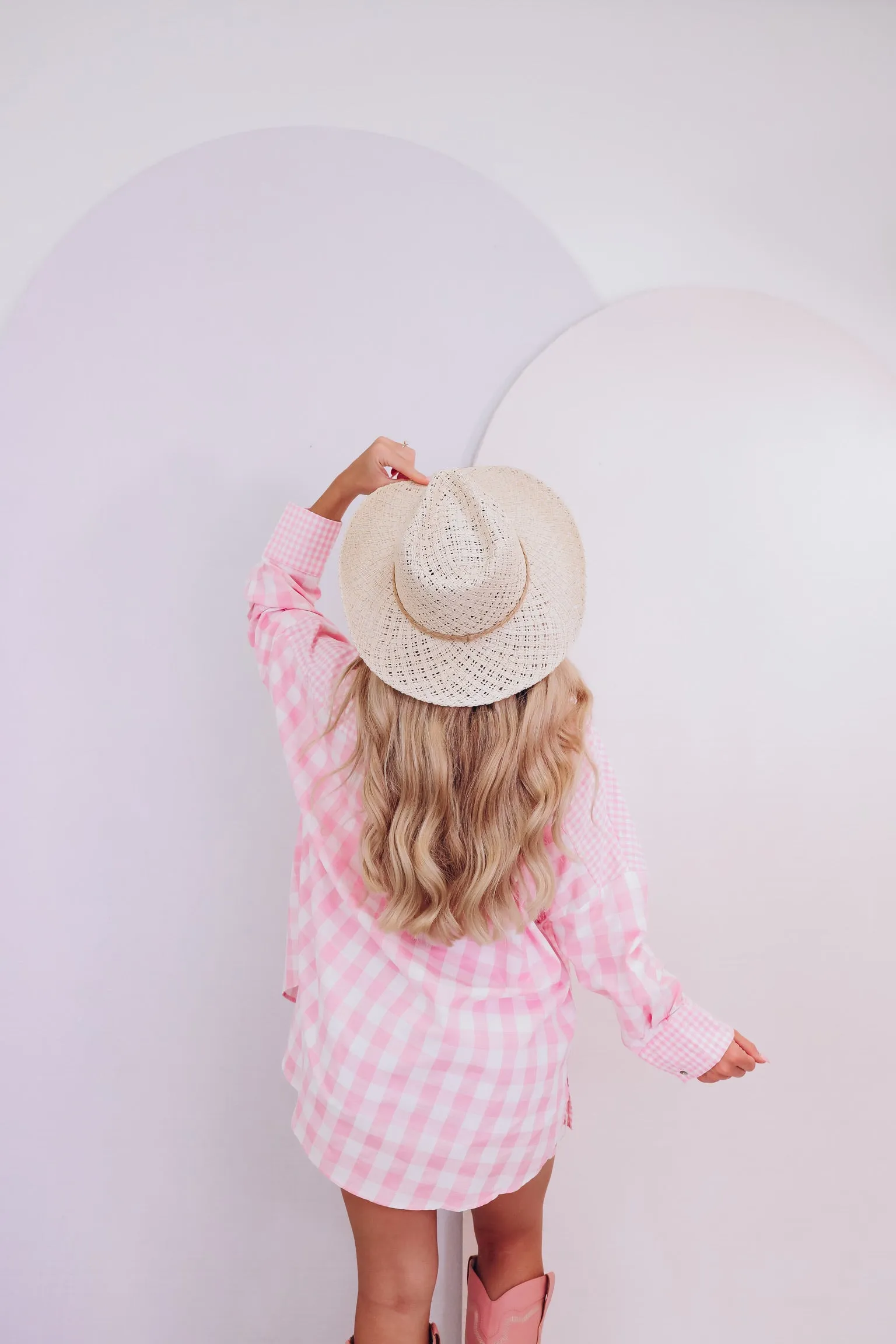 Straw Woven Coastal Cowboy Hat - Ivory