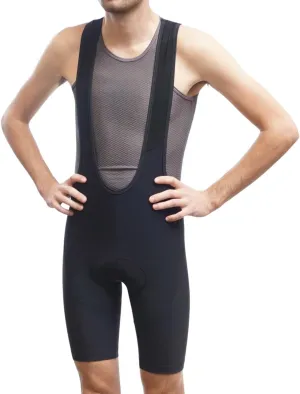 The Black Bibs | Padded Cycling Bibshort for Men | Coolmax Chamois, High-Compression