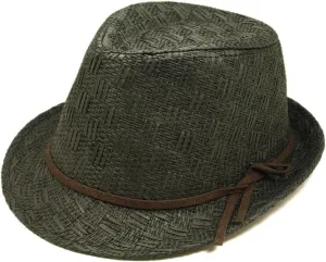 TrendsBlue Kids' (4-10) Fedora Straw Hat Available