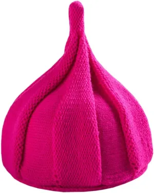 Women Winter Knitted Cone Hat Warm Skull Beanie Fashionable Hats, 2 Pack