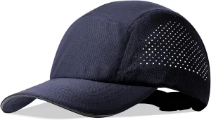 XXL Mens Quick Dry Baseball Cap Cooling Breathable Mesh Sports Cap Lightweight Run Hat with Reflective Trim